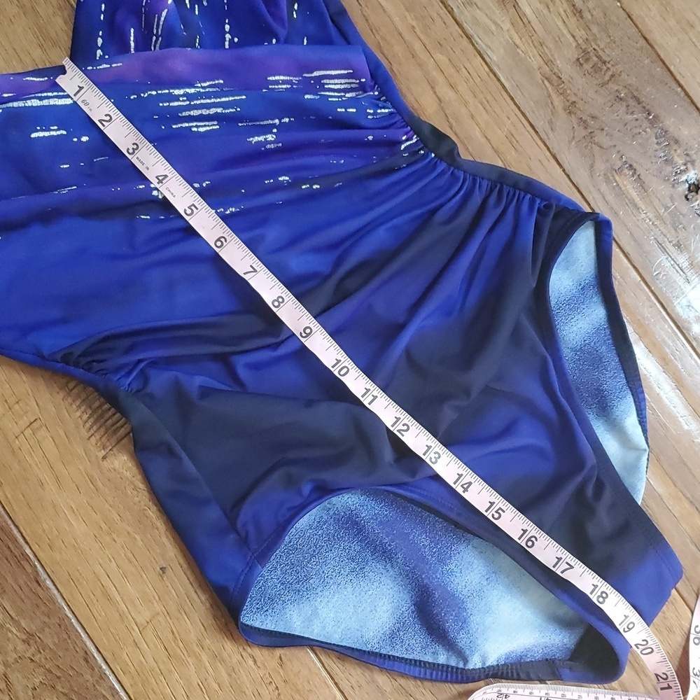 Miraclesuit By Kirkland Blue Purple and Black Swimwear - Picture 10 of 10